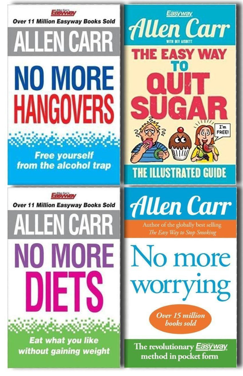 Allen Carr Set 4 Book Collection - Paperback Arcturus Publishing