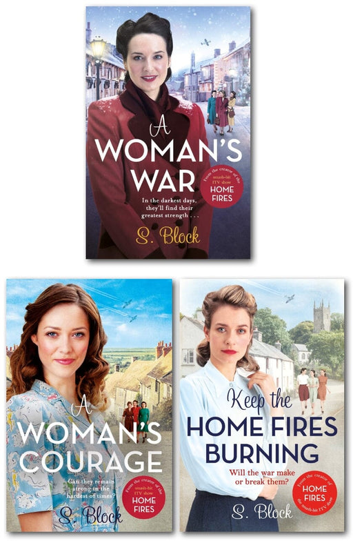 Home Fires Series 3 Books Collection Set By S. Block - Fiction - Paperback Fiction Zaffre