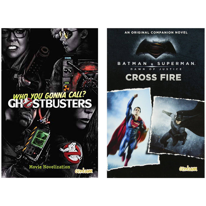Who you Gonna Call? Ghostbusters & Batman vs Superman Cross Fire 2 Books Collection By Centum Books - Young Adult - Paperback Young Adult Centrum