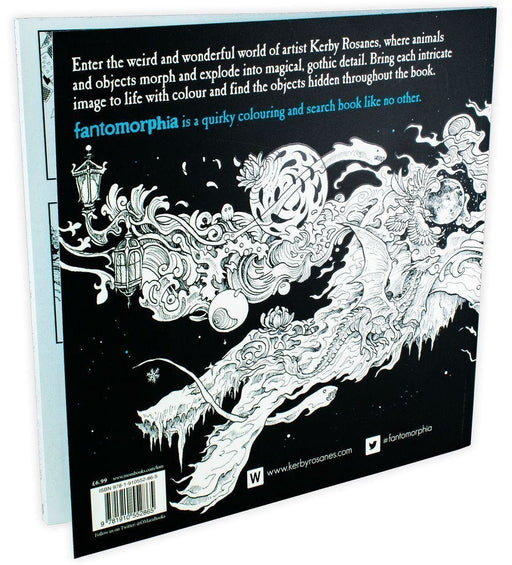 Fantomorphia: An Extreme Colouring and Search Challenge - Paperback - Kerby Rosanes LOM ART (Michael O'Mara)