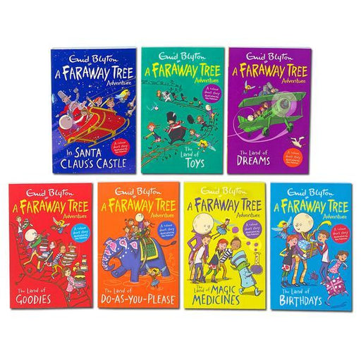Enid Blyton The Faraway Tree Adventures 7 Book Collection - Ages 7-9 - Paperback 7-9 Egmont