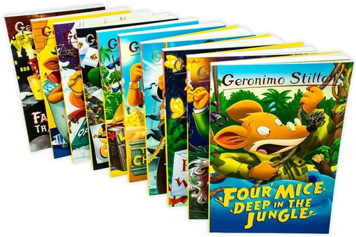 Geronimo Stilton Series 1,2 ,3 and 4: 40 Books Collection Set By Gerenimo Stilton Ages 7-9 - Paperback 7-9 Sweet Cherry Publishing
