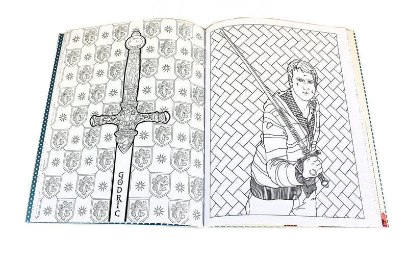 Harry Potter 4 Colouring Books Collection Set - Paperback - Warner Brothers 9-14 Studio Press