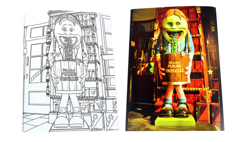 Harry Potter 4 Colouring Books Collection Set - Paperback - Warner Brothers 9-14 Studio Press