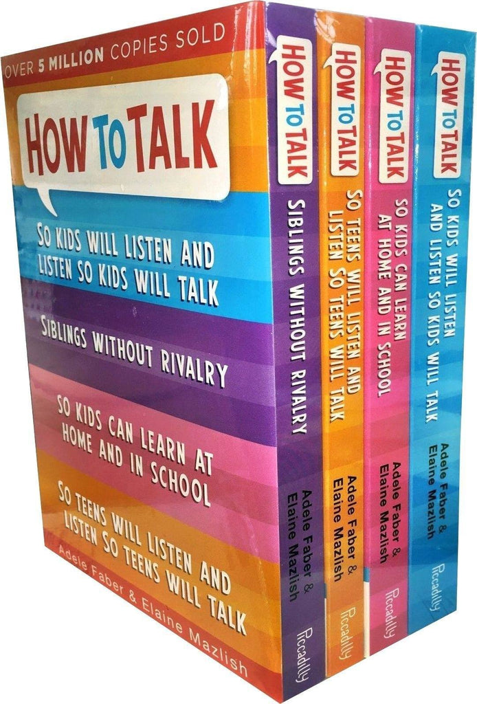 How to Talk So Will Listen 4 Books Set Adele Faber & Elaine Mazlish