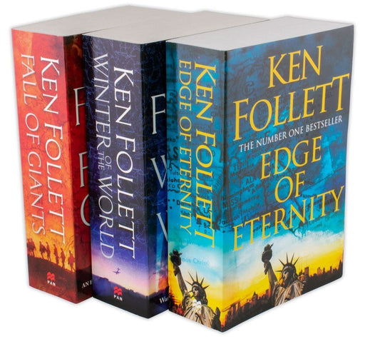 Ken Follett Century Trilogy War Stories Collection 3 Books Set - Historical Novel - Paperback Young Adult Pan