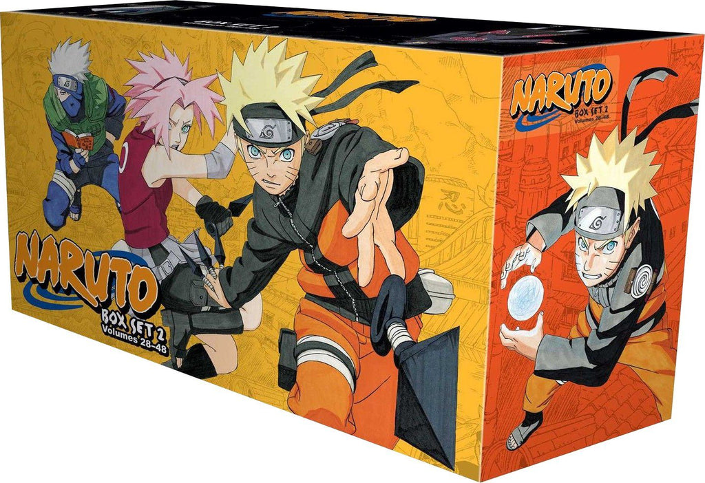 Naruto Box Set 2 28 48 Masashi Kishimoto Collection Set Manga Ages 14 17 Paperback