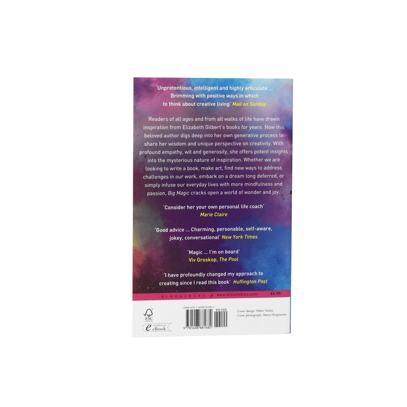 Big Magic - How to Live a Creative Life, and Let Go of Your Fear by Elizabeth Gilbert -Non Fiction- Paperback Non Fiction Bloomsbury Publishing