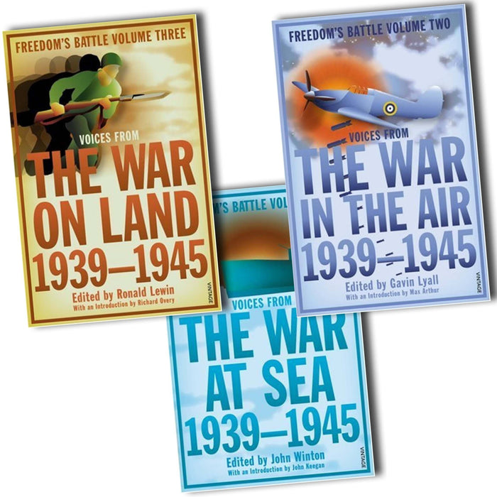 Freedoms Battle Trilogy Second World War (WWII) 3 Books Collection - Young Adult - Paperback by John Winton Non Fiction Vintage Books