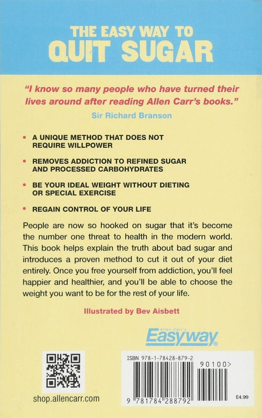 The Easy Way to Quit Sugar - Paperback by Allen Carr Non Fiction Arcturus
