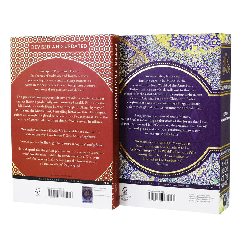 The Silk Road and New Silk Road 2 Book - Non Fiction - Set Paperback By Peter Frankopan Non Fiction Bloomsbury