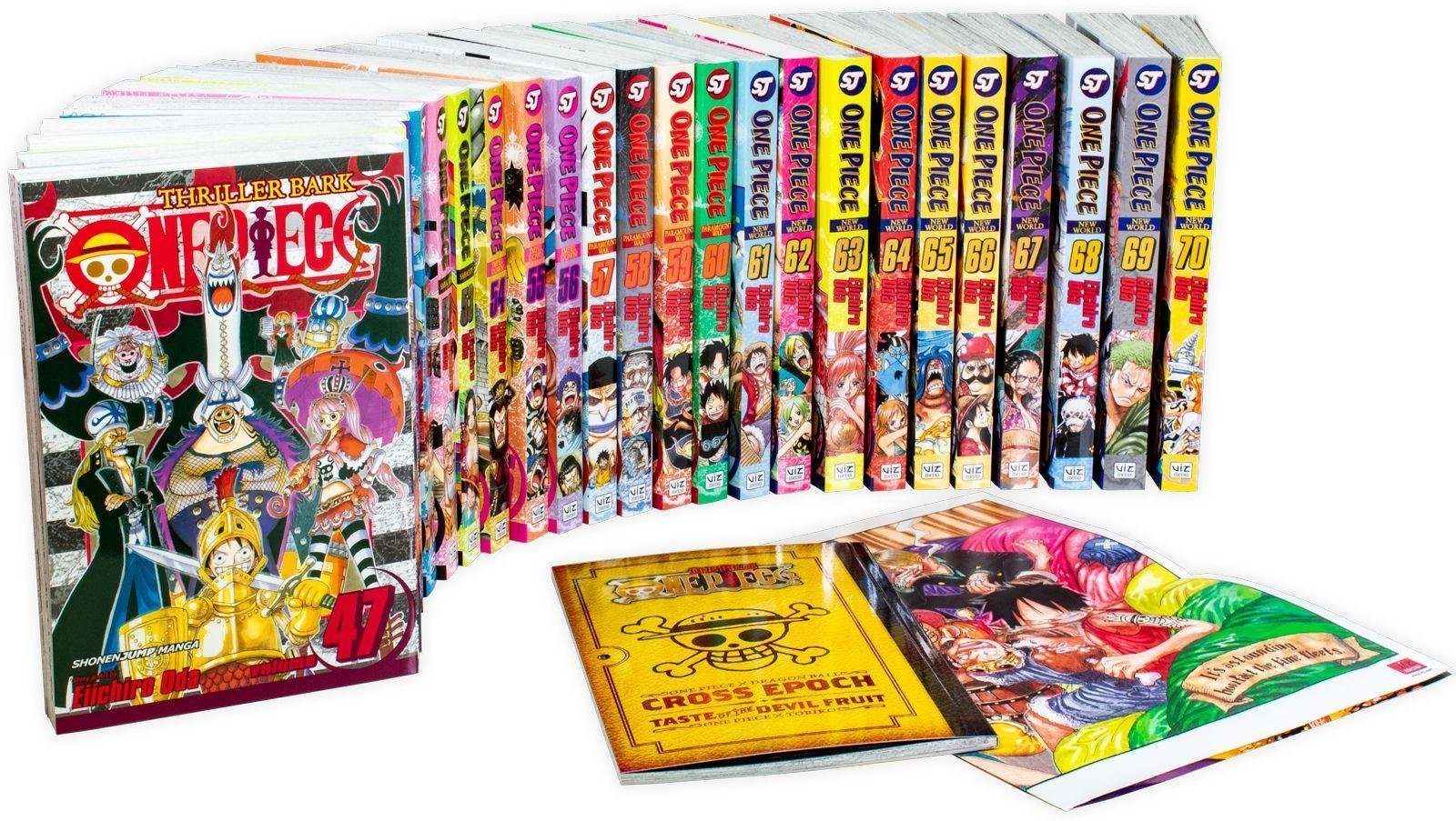 One Piece Box Set 3: (Vol. 47-70) Thriller Bark to New World: by Eiich