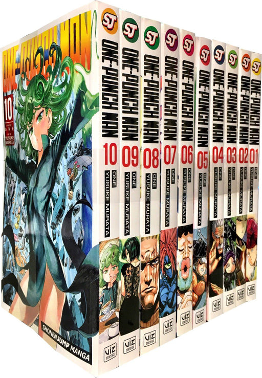 One-Punch Man Volume 1-10 Collection - Manga - Paperback - Yusuke Murata Viz Media