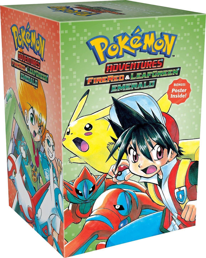 Pokemon Adventures Vol. 23 29 FireRed LeafGreen Emerald Collection 7 Books Box Set Hidenori Kusaka 7+ Paperback