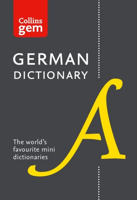 German Gem Dictionary : The World's Favourite Mini Dictionaries Popular Titles HarperCollins Publishers