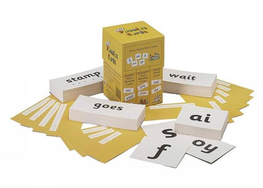 Jolly Phonics Cards : Set of 4 boxes in Precursive Letters Popular Titles Jolly Learning Ltd