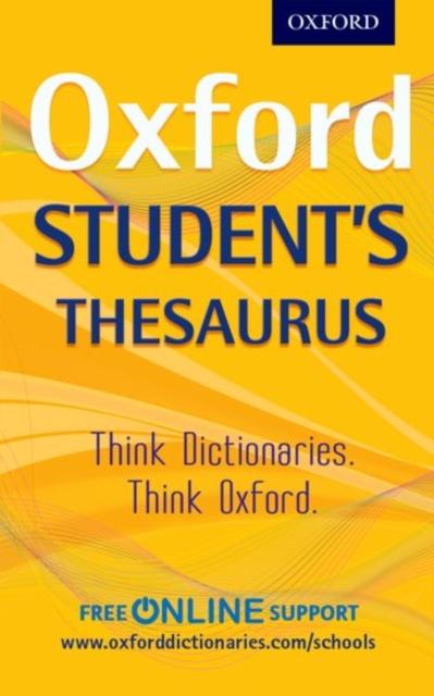 Oxford Student's Thesaurus Popular Titles Oxford University Press
