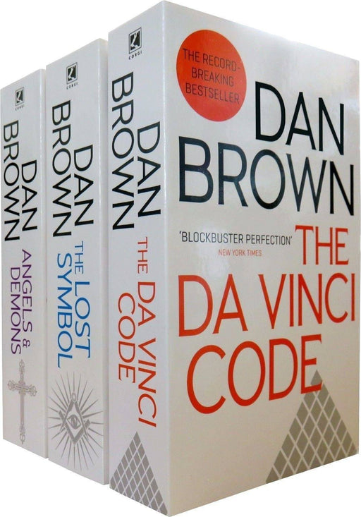 Robert Langdon 3 Books Collection - Mystery - Paperback - Dan Brown Corgi