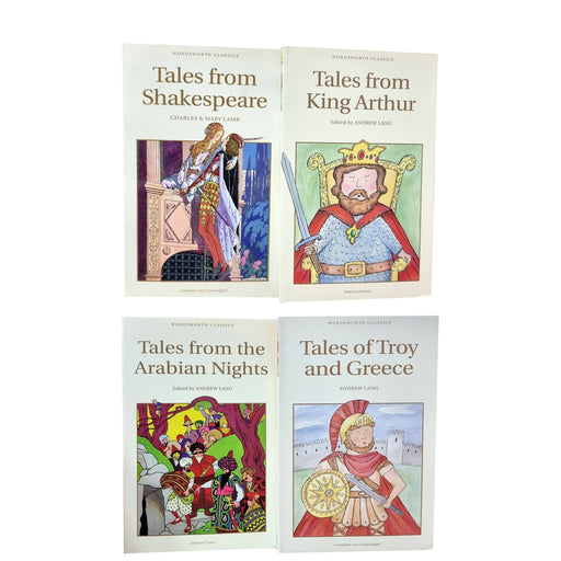 Tales From Shakespeare 4 Books Collection By Charles Lamb & Andrew Lang - Ages 9-12 - Paperback 9-12 Wordsworth Editions
