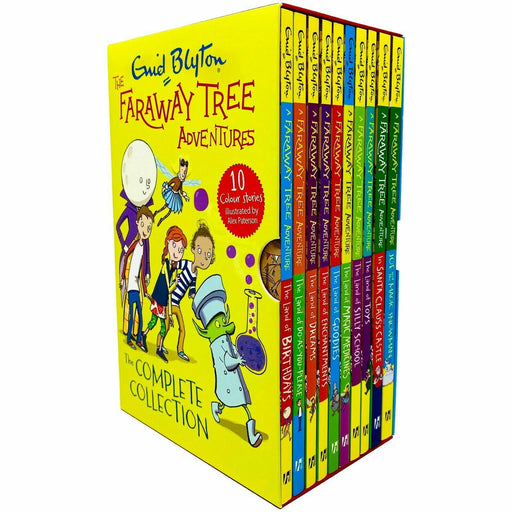 The Complete Faraway Tree Adventures 10 Colour Stories Books Collection Box Set by Enid Blyton - Paperback - Age 7-9 7-9 Egmont