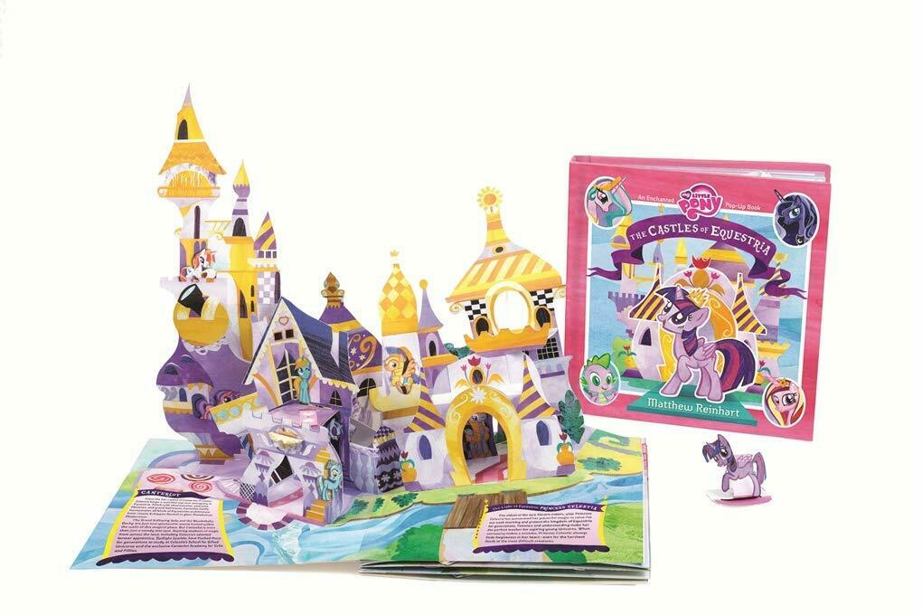 My Little Pony The Castles of Equestria An Enchanted Pop-Up Book by Matthew Reinhart - Hardcover - Age 5-7 Little Brown