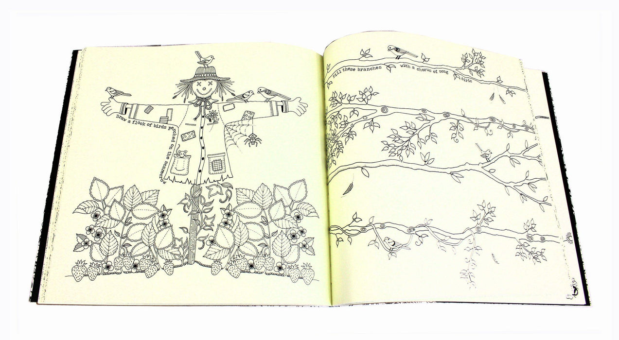 Secret Garden & Enchanted Forest Inky Treasure 2 Colouring Books - Paperback - Johanna Basford Laurence King