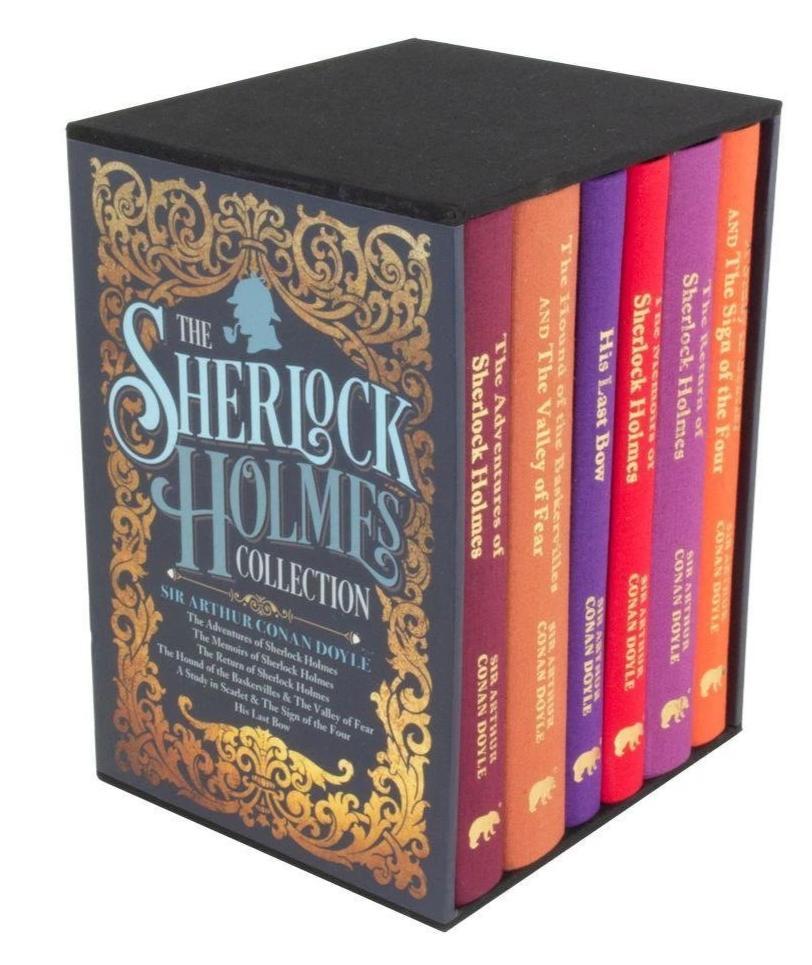 Sherlock Holmes Deluxe Collection Sir Arthur Conan Doyle 6 Books Box Set Mystery Hardback