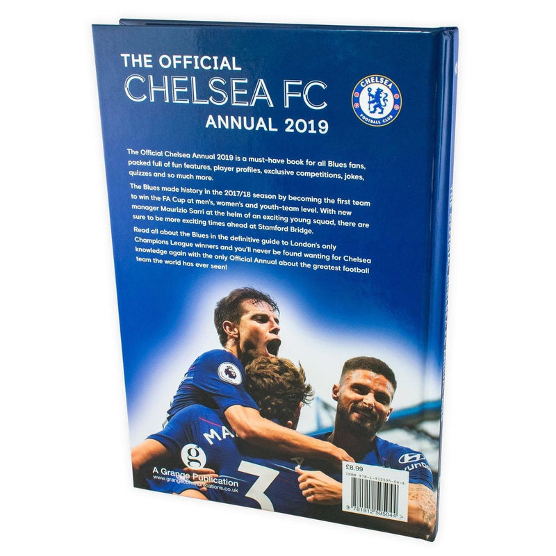 The Official Chelsea FC Annual 2019 - Hardback Grange Communications Ltd
