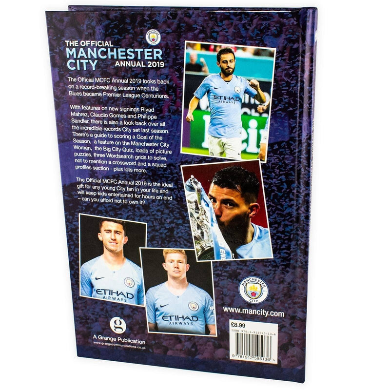 The Official Manchester City FC 2019 Annual - Hardback Grange Communications Ltd
