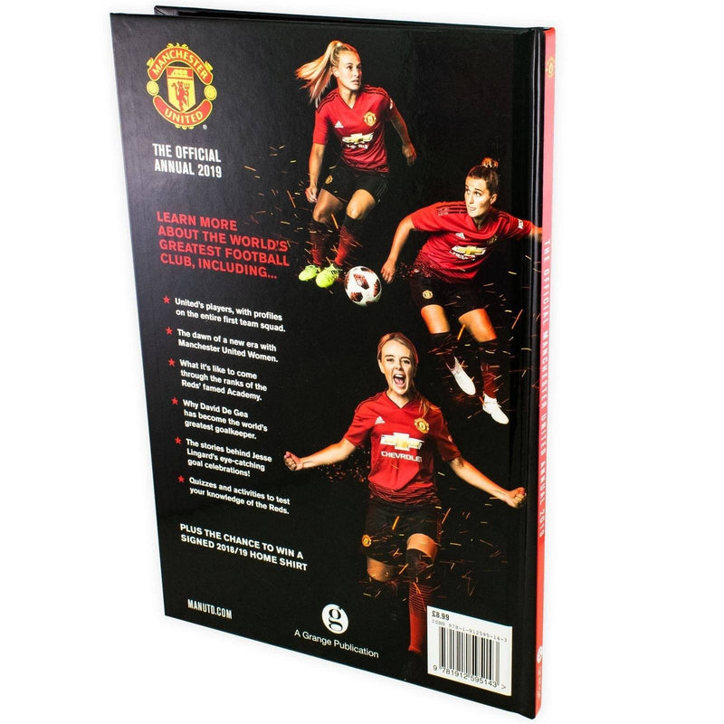 The Official Manchester United Annual 2019 - Hardback - Grange Grange Communications Ltd