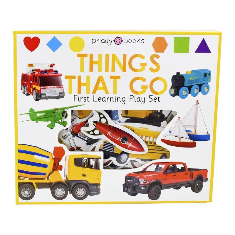 Things That Go First Learning Play Set - Ages 0-5 - Board Book - Priddy Books 0-5 Priddy Books