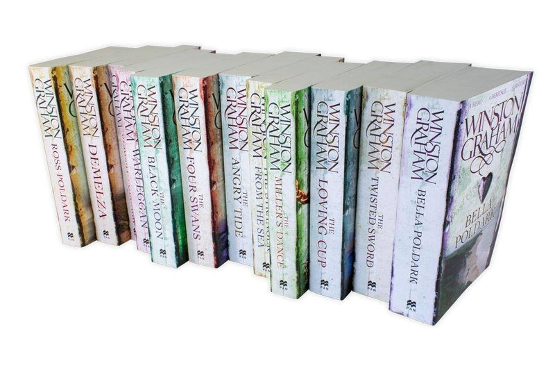 Winston Graham Poldark 12 Books Collection - Adult - Paperback Young Adult Pan Macmillan