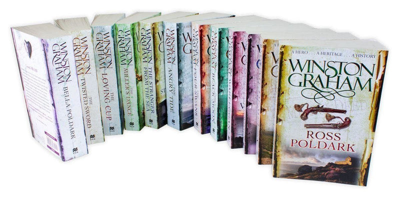 Winston Graham Poldark 12 Books Collection - Adult - Paperback Young Adult Pan Macmillan