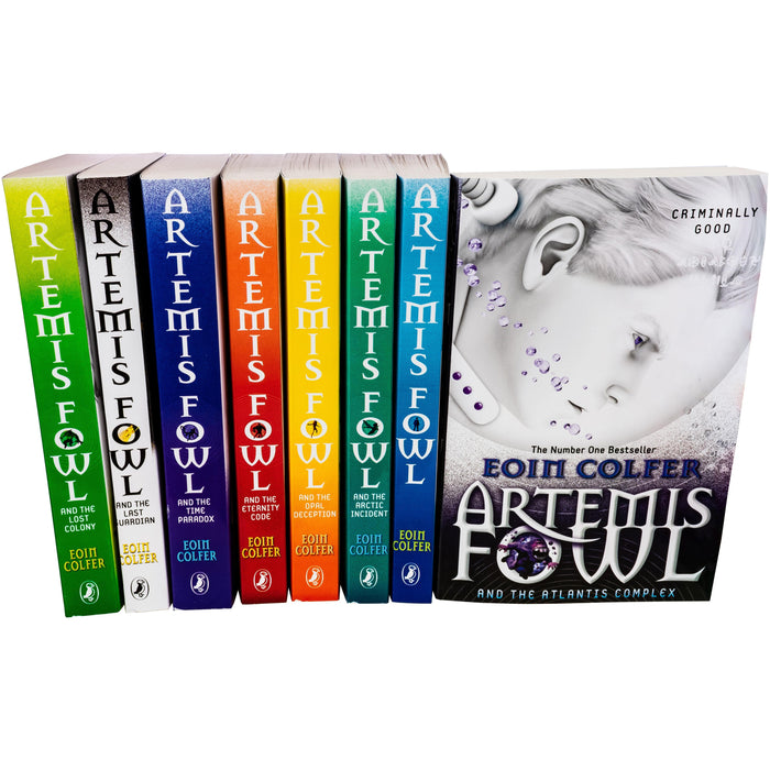 Artemis Fowl Collection Eoin Colfer 8 Books Set Last Guardian, Opal Deception - Adult - Paperback Young Adult Penguin
