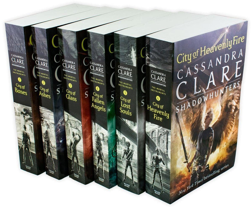 Cassandra Clare Set 6 Books Collection Mortal Instruments Series Brand NEW Cover - Young Adult - Paperback Young Adult Walker Books