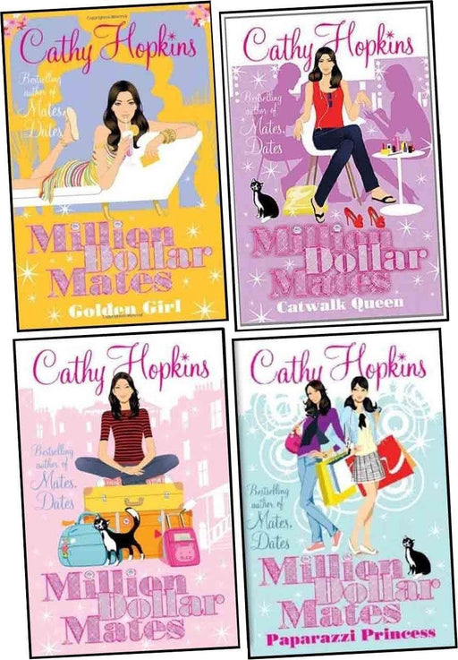 Cathy Hopkins Million Dollar Mates collection 4 Books set - Young Adult - Paperback Young Adult Simon & Schuster
