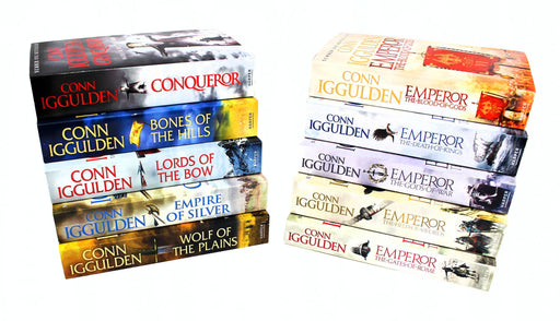 Conn Iggulden Conqueror and Emperror Series 10 Books Collection - Adult - Paperback Young Adult Harper Collins