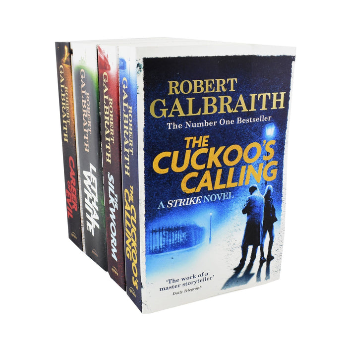Cormoran Strike Series Collection 4 Books - Adult - Paperback - Robert Galbraith Young Adult Sphere