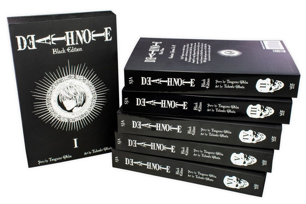 Death Note Black Edition 6 Book Collection - Young Adult - Paperback - Tsugumi Ohba Young Adult Viz Media