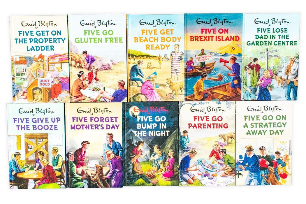 Famous Five for Grown Ups 10 Book Collection - Adult - Hardback - Enid Blyton (Bruno Vincent) Young Adult Quercus Books