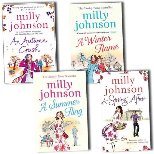 Four Seasons 4 Books Collection Paperback - Adult - By Milly Johnson Young Adult Simon & Schuster