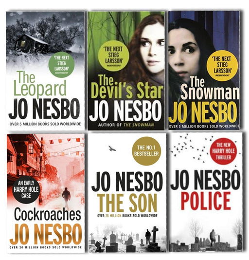 Harry Hole Early Cases 6 Books Collection - Adult - Paperback - Jo Nesbo Young Adult Vintage