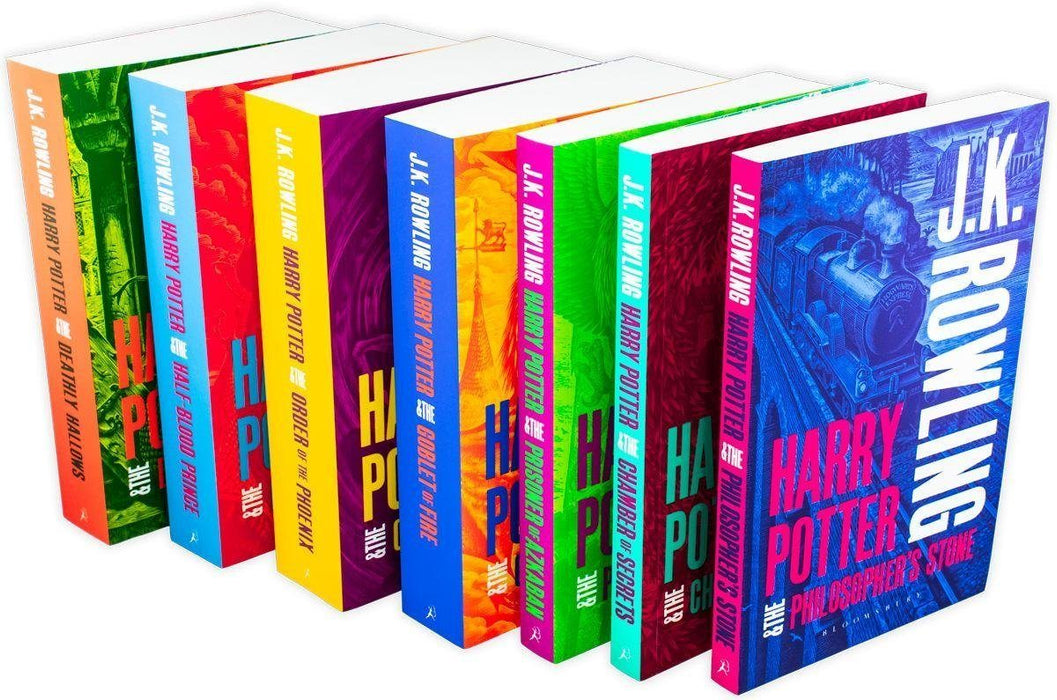 Harry Potter The Complete Collection (Black and White Case) - Young Adult - Paperback - J. K. Rowling Young Adult Bloomsbury Publishing