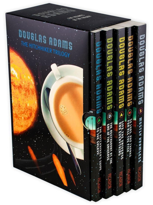 Hitchhikers Guide to the Galaxy Trilogy Collection 5 Book Set - Young Adult - Paperback - Douglas Adams Young Adult Picador