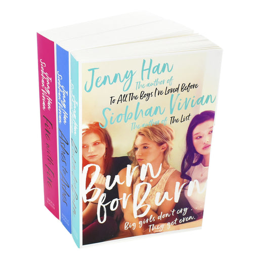Jenny Han Siobhan Vivian The Burn for Burn Trilogy 3 Books Young Adult Collection Paperback Set Young Adult Simon and Schuster