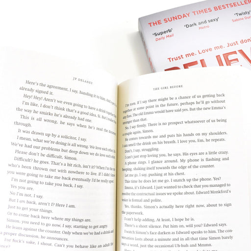 JP Delaney Collection 3 Books Set - Believe Me, The Girl Before, The Perfect Wife - Paperback - Young Adult Young Adult Quercus Books