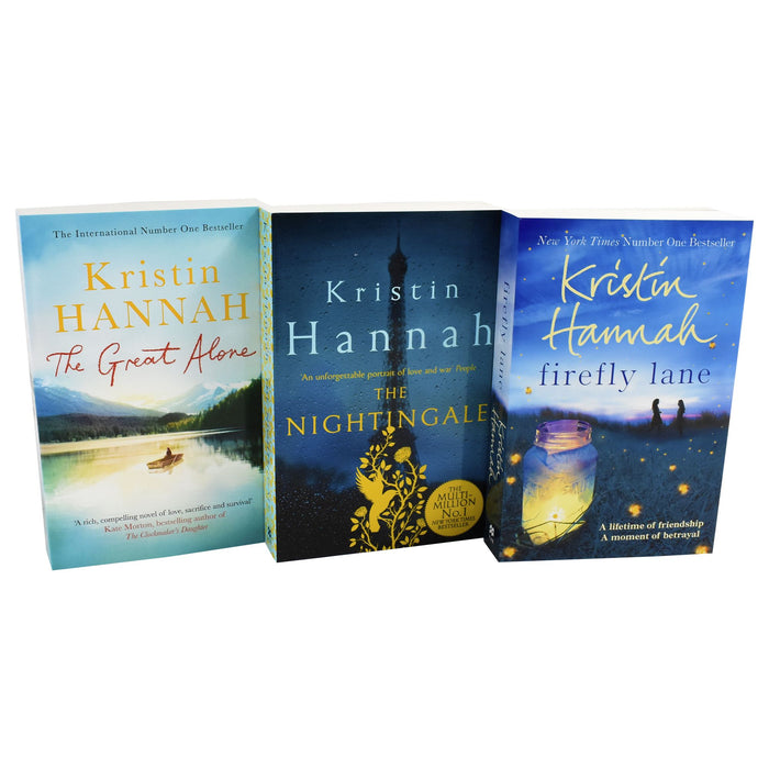 Kristin Hannah 3 Books Collection Set (The Nightingale, The Great Alone & Firefly Lane) - Paperback Young Adult Pan