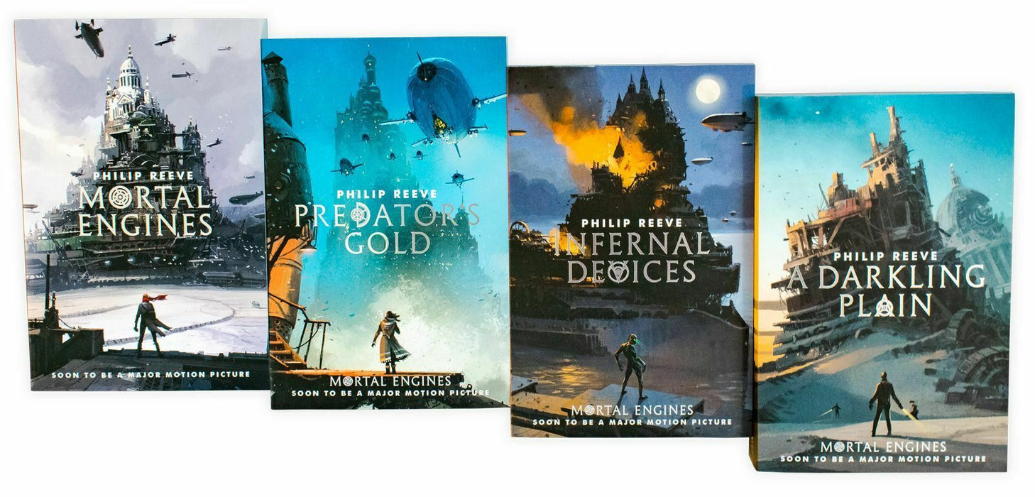 Mortal Engines Quartet 4 Books Collection - Fiction - Paperback by Philip Reeve Young Adult Scholastic