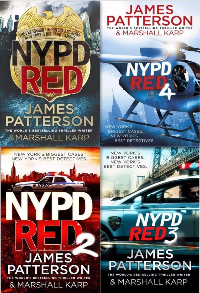 NYPD James Patterson 1 4 Collection Set Fiction Paperback