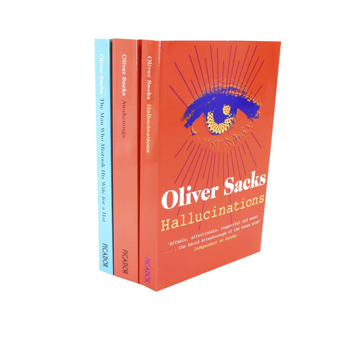 Oliver Sacks 3 Books Collection Set (The Man Who Mistook His Wife for a Hat, Hallucinations, Awakenings) - Fiction - Paperback Young Adult Picador
